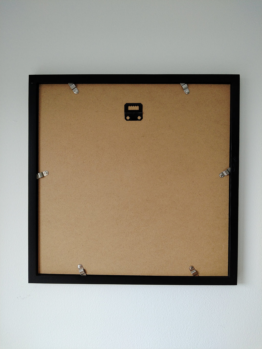 Gemini Zodiac Symbol Wall Art – CNC Engraved Black Alloy in Wooden Frame
