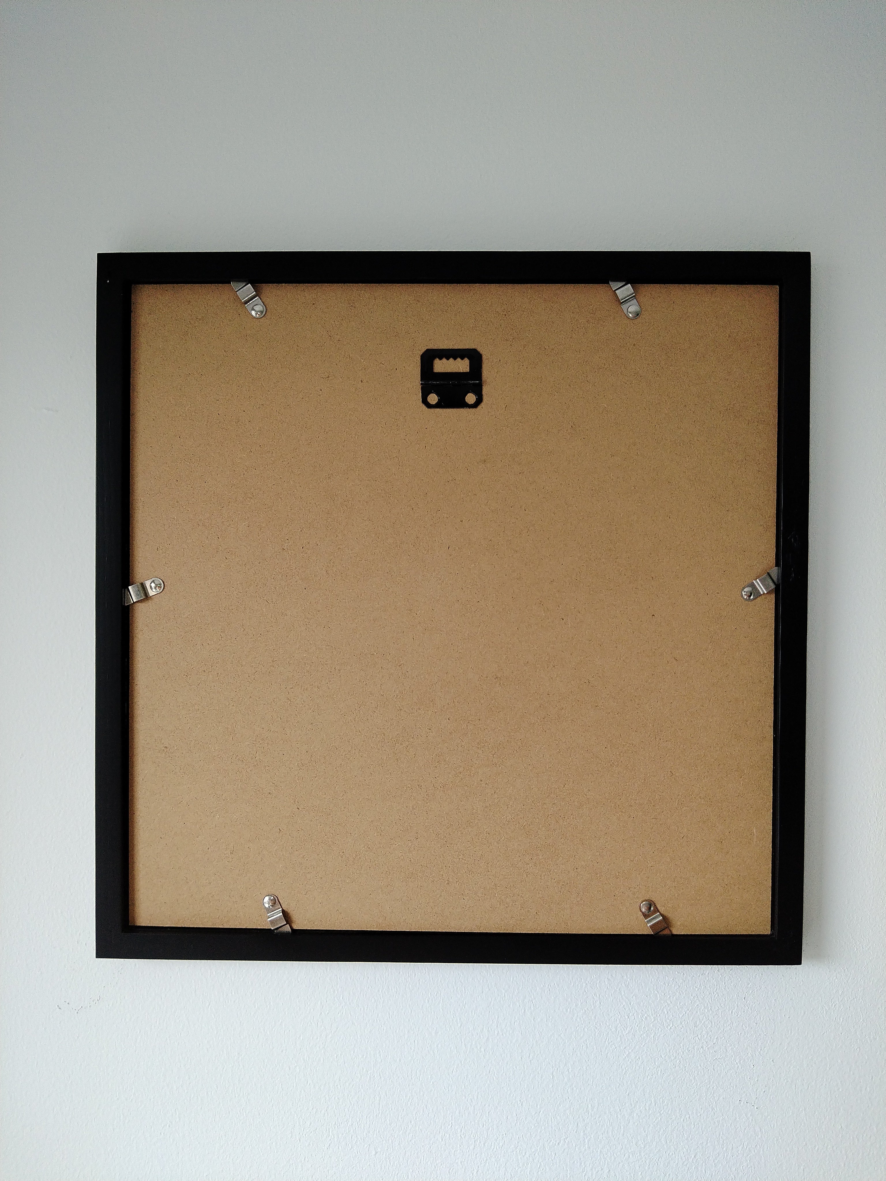 Cancer Zodiac Symbol Wall Art – CNC Engraved Black Alloy in Wooden Frame